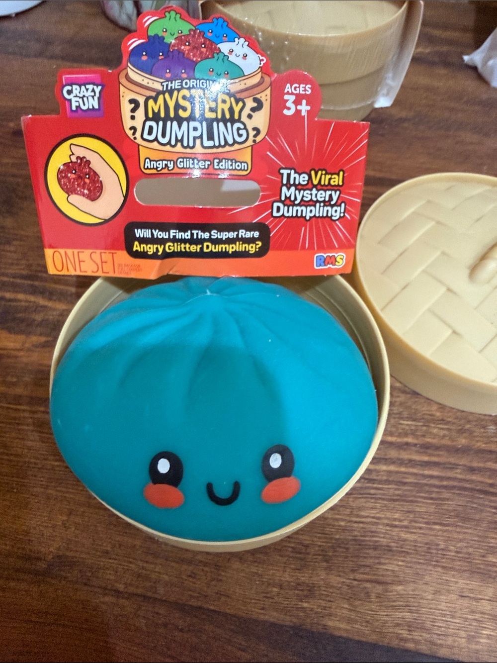 Mystery Dumpling Angry Glitter Edition - Teal